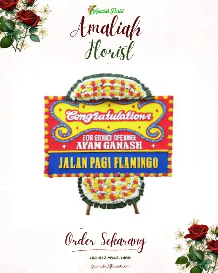 Sewa Papan Bunga Persiakan